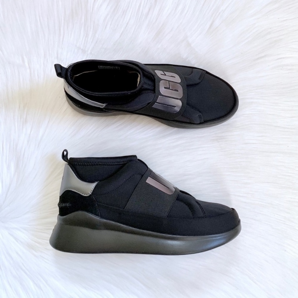 UGG Neutra Metallic Black Sneakers - Picture 2 of 8